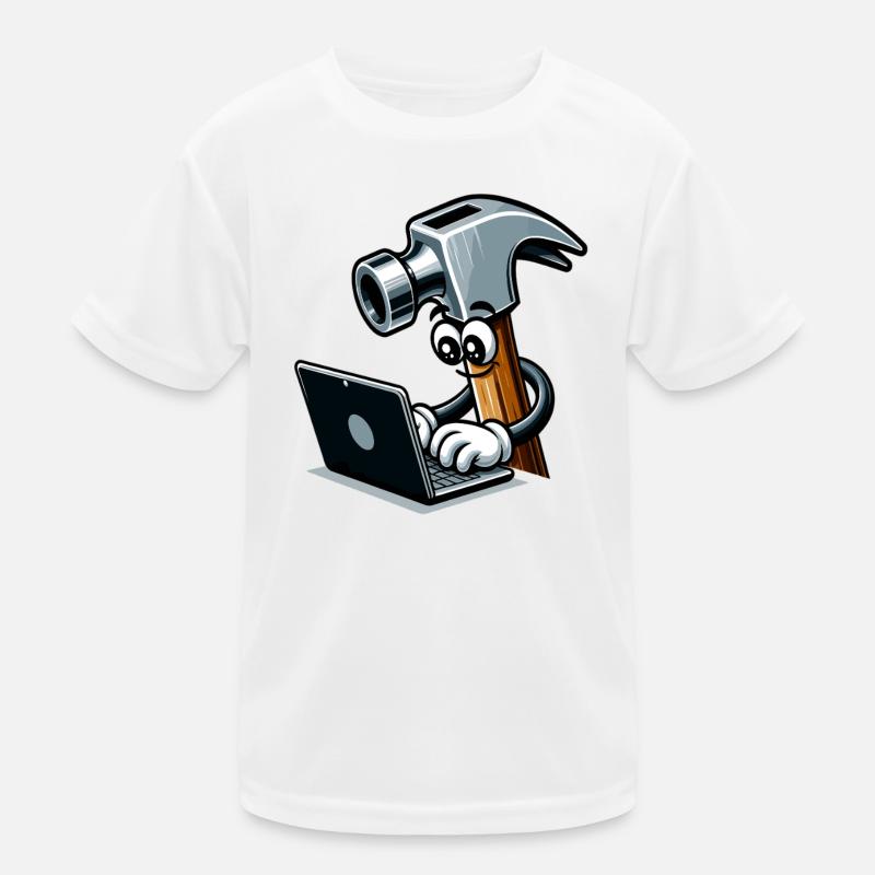 HammerCode : l’outil rencontre les bits T-shirt sport Enfant