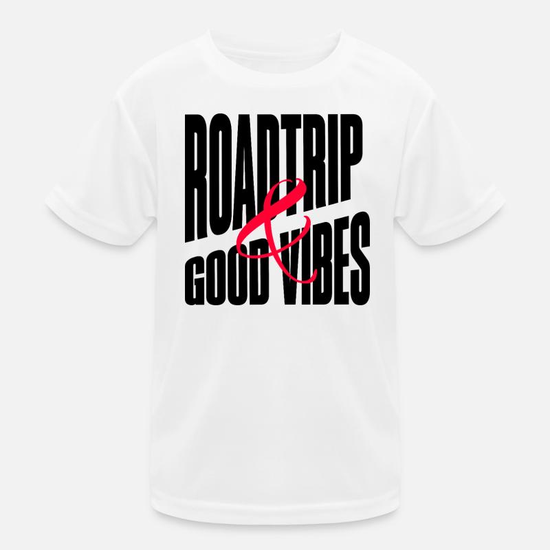 ROAD TRIP VIBES - Kids Functional T-Shirt - white