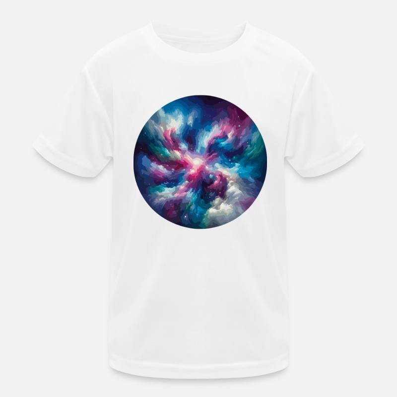 Roue des couleurs galactique T-shirt sport Enfant