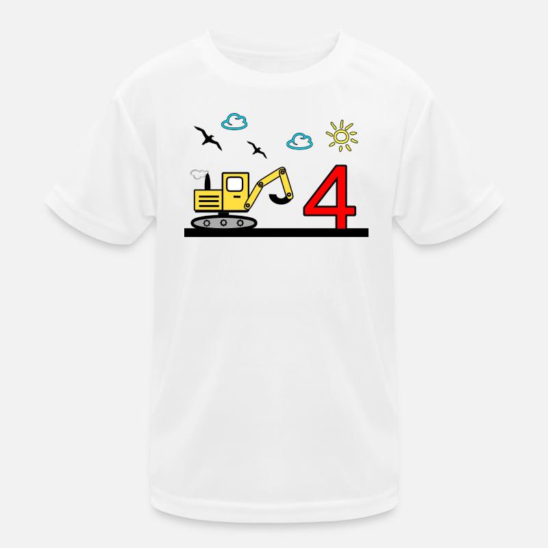 Bagger Kinder Funktions-T-Shirt