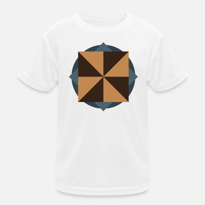 GÉOMÉTRIE DU NOYAU PYRAMIDAL | Œuvres d’art Basic Shapes T-shirt sport Enfant