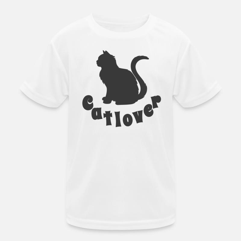 Cat sitting Kids Functional T-Shirt