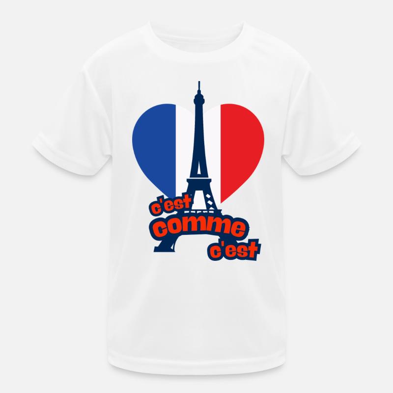 c'est as c'est – Frankreich Kinder Funktions-T-Shirt