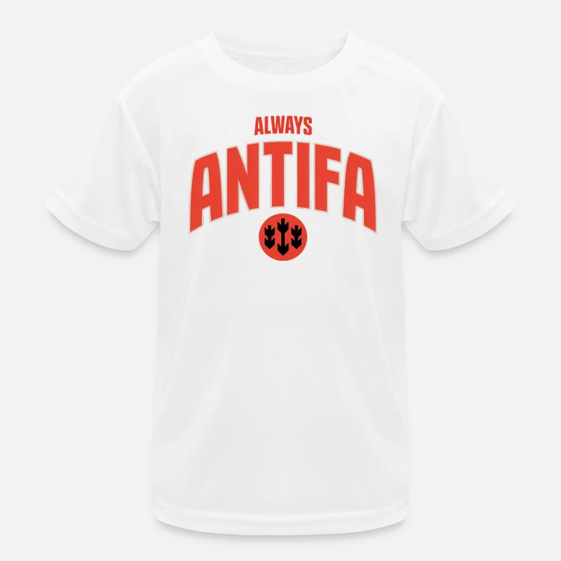 Always Antifa - Antifascist Tee Kids Functional T-Shirt
