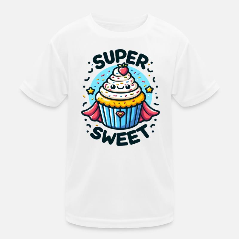 Super Héros du Cupcake T-shirt sport Enfant