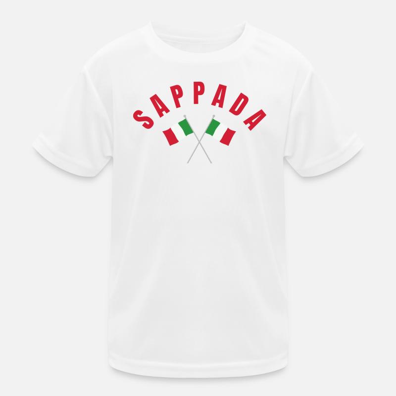 Sappada Italien Flaggen Kinder Funktions-T-Shirt