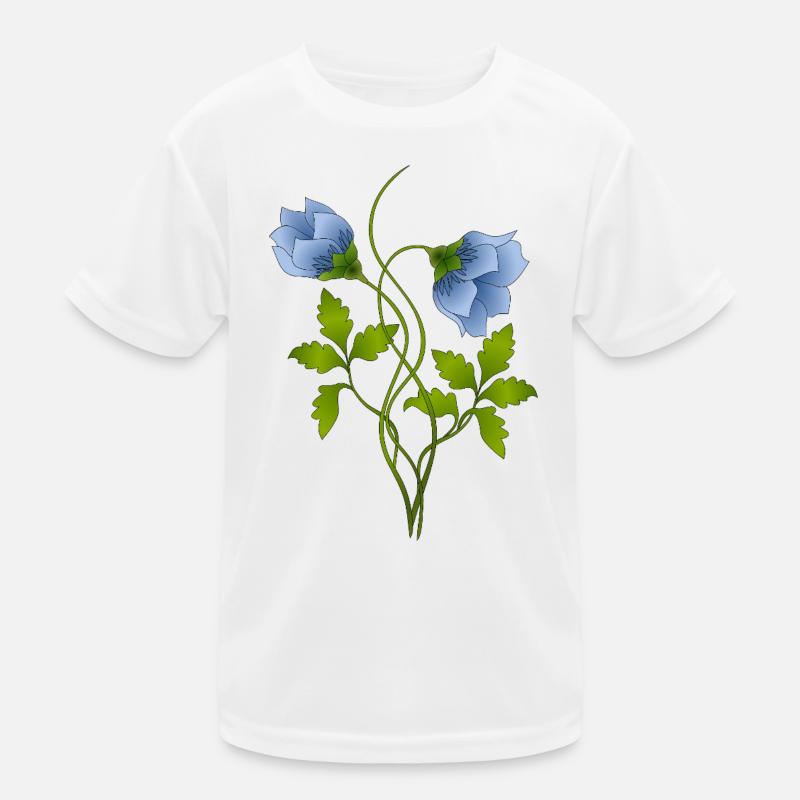 Flowers Kids Functional T-Shirt