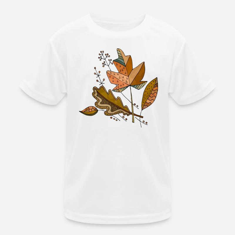 feuilles T-shirt sport Enfant