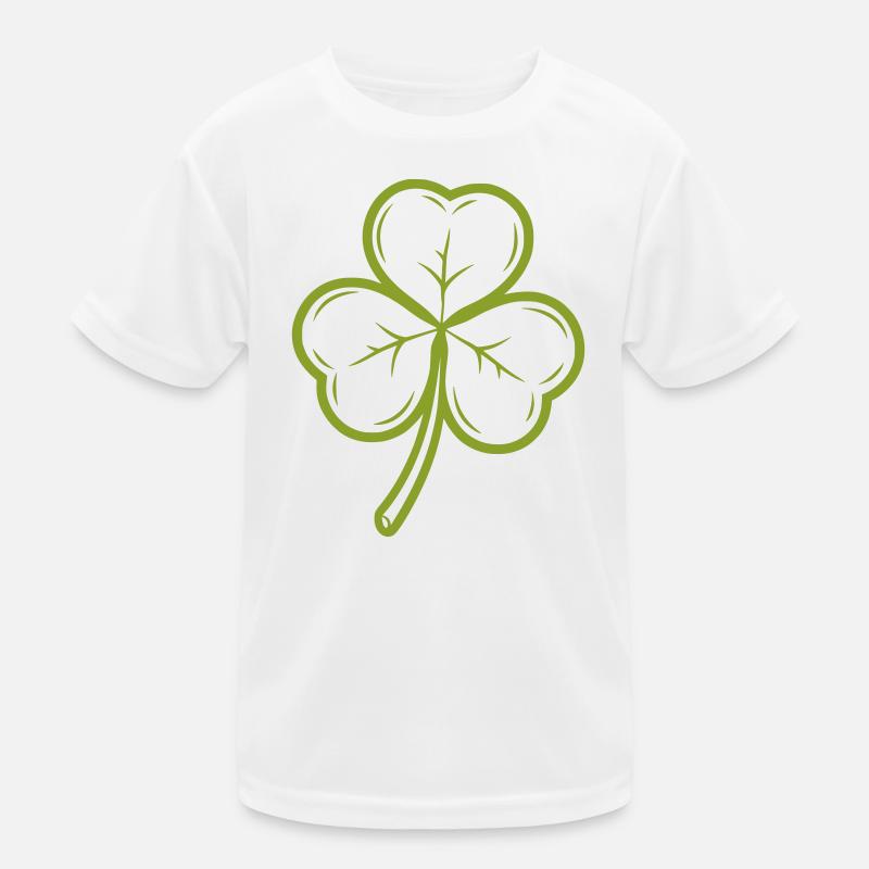 Vert trèfle T-shirt sport Enfant