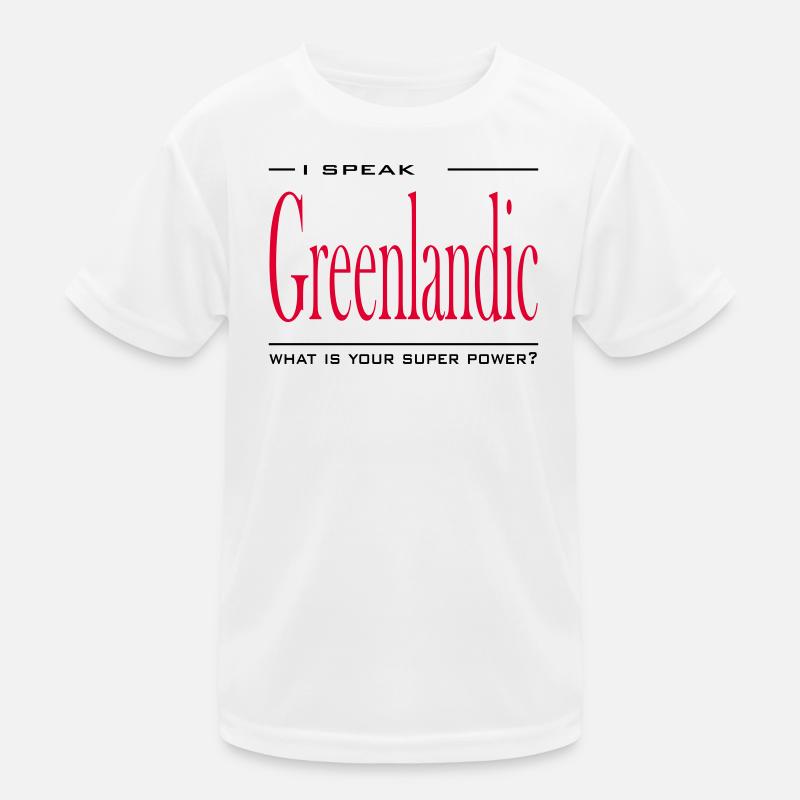 Super Power Greenlandic Kids Functional T-Shirt