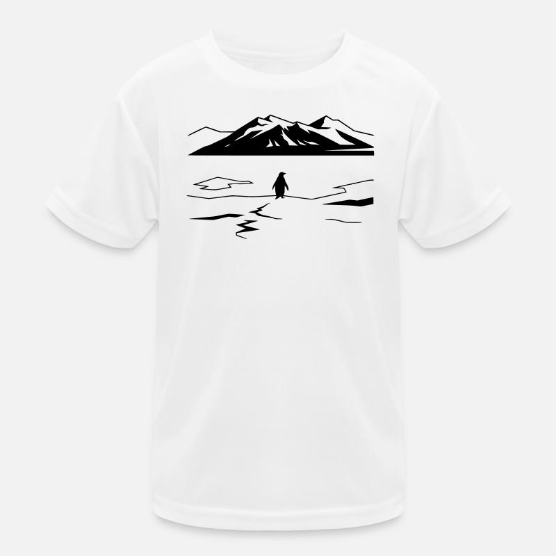 Mais pourquoi Penguin Meme Minimalist Art T-shirt sport Enfant
