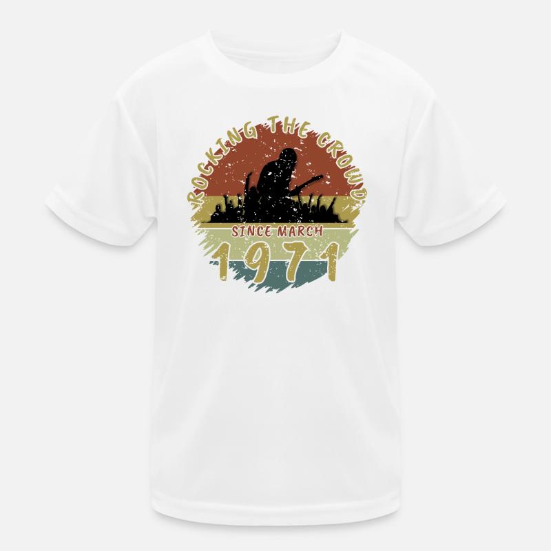 55e anniversaire Faire vibrer la foule GIT 03/1971 T-shirt sport Enfant