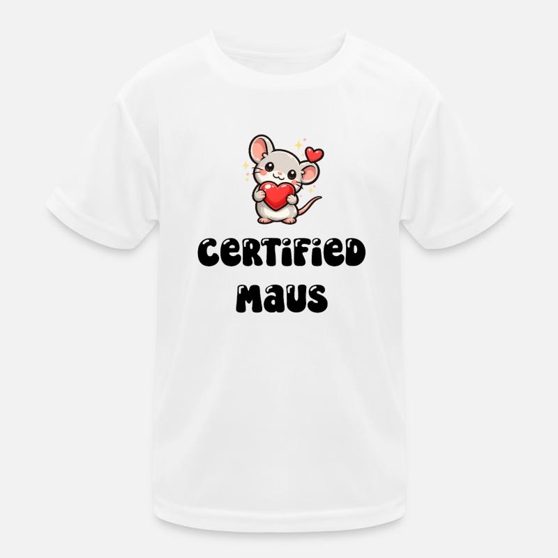 Certified Maus Kinder Funktions-T-Shirt