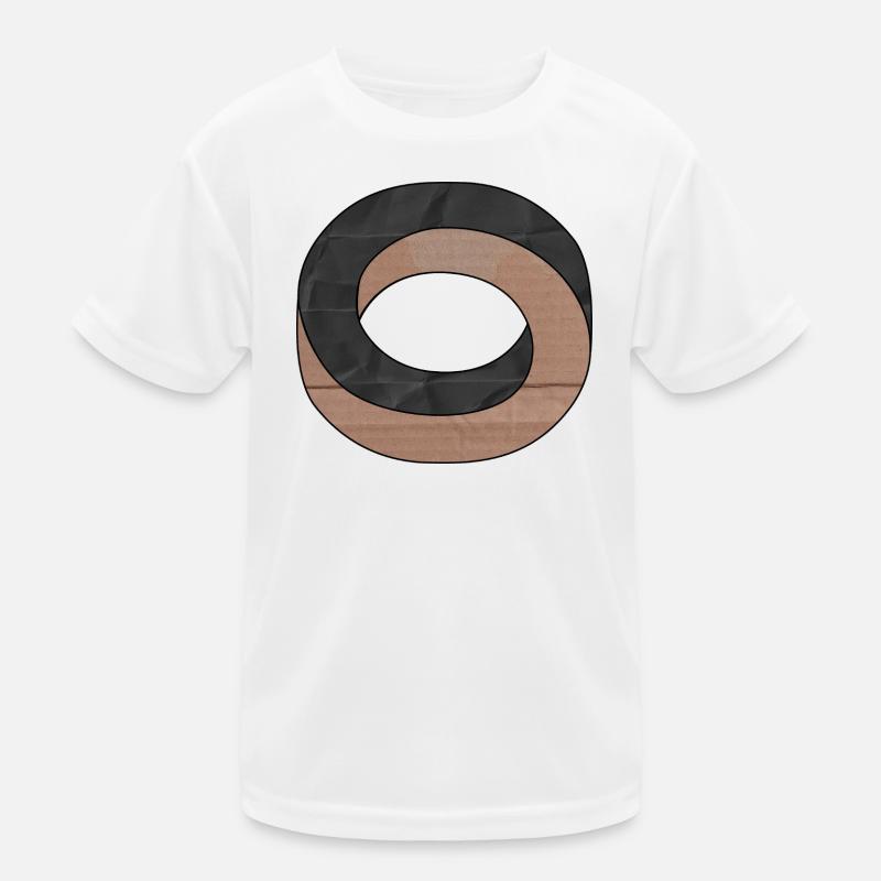 Optical Illusion Circle Kids Functional T-Shirt