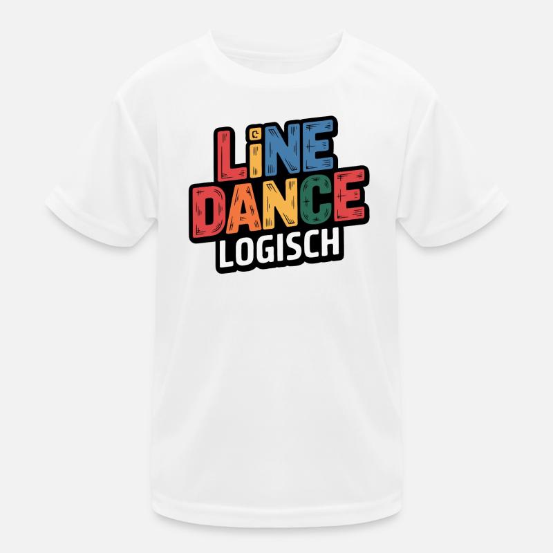 LineDance Logical Colored Kids Functional T-Shirt