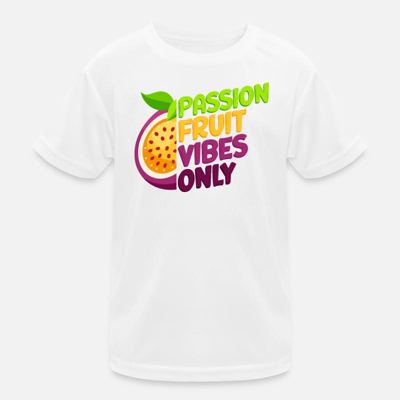 Passion Fruit Vibes Only Kids Functional T-Shirt