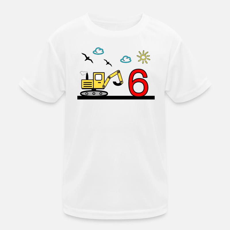 Bagger Kinder Funktions-T-Shirt