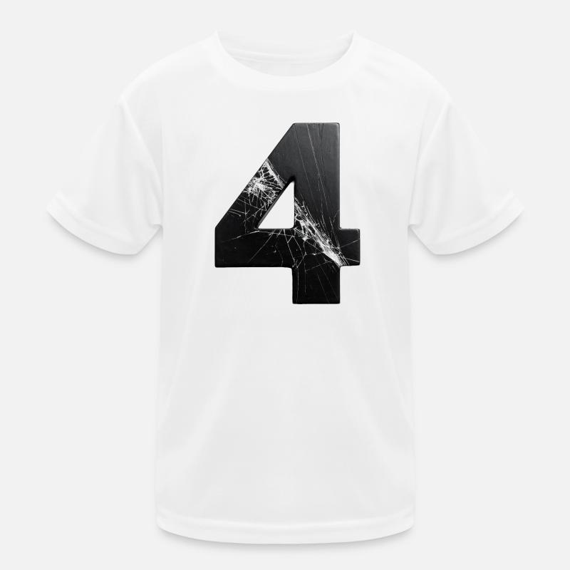 Zerbrochene Vier Muster Kinder Funktions-T-Shirt
