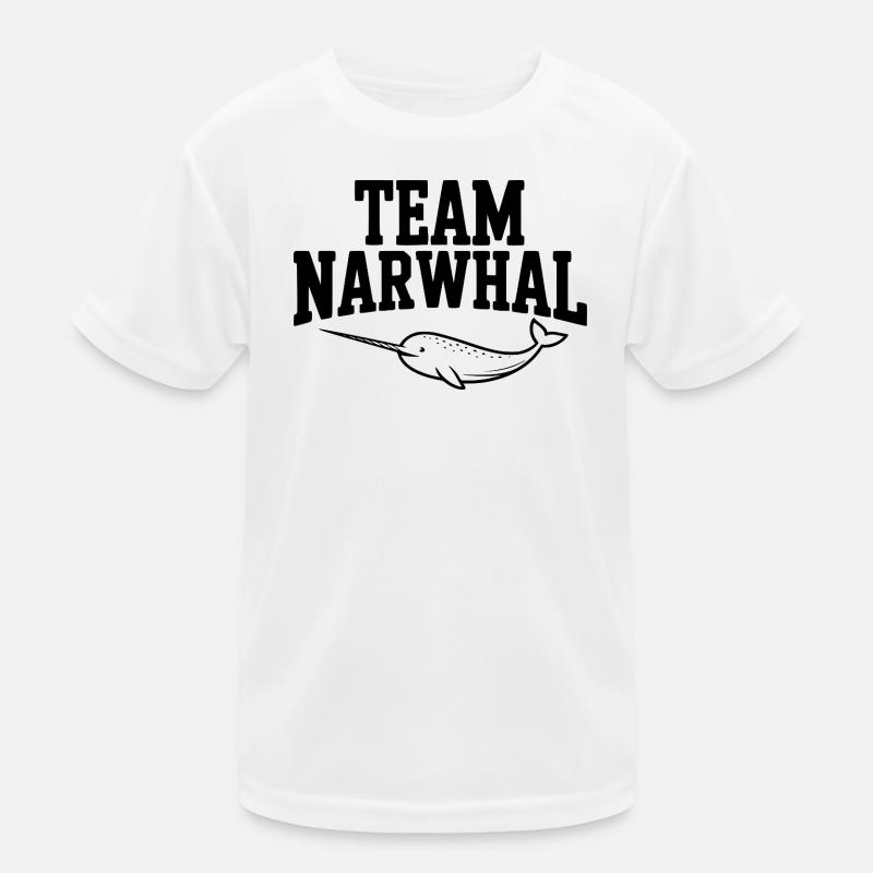 Team Narwhal Kids Functional T-Shirt