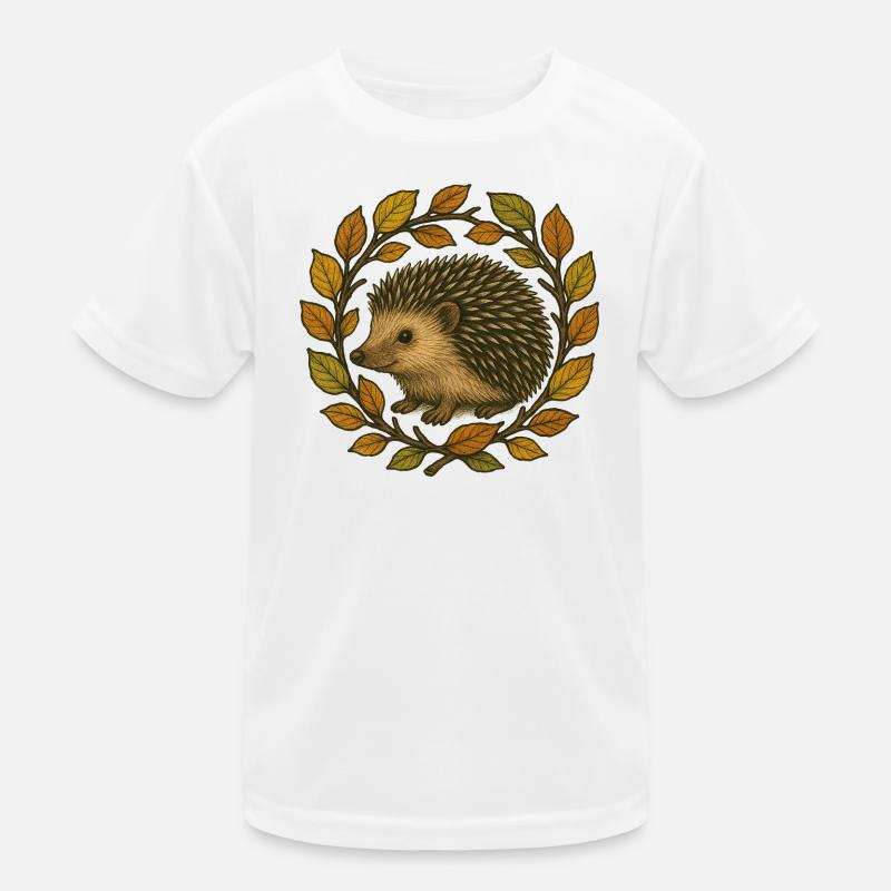 Couronne de hérisson d’automne T-shirt sport Enfant