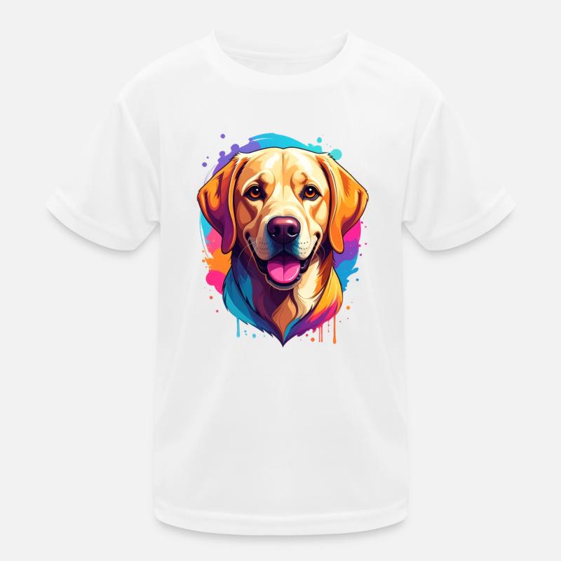 Labrador Retriever T-shirt sport Enfant