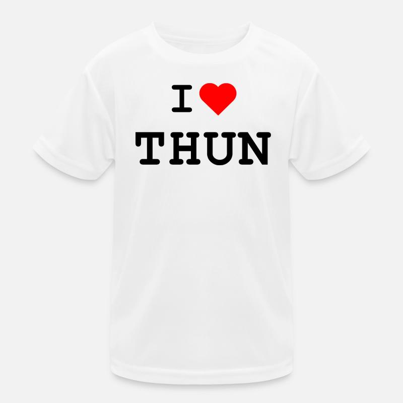 Ich liebe Thun - J’aime Thun T-shirt sport Enfant
