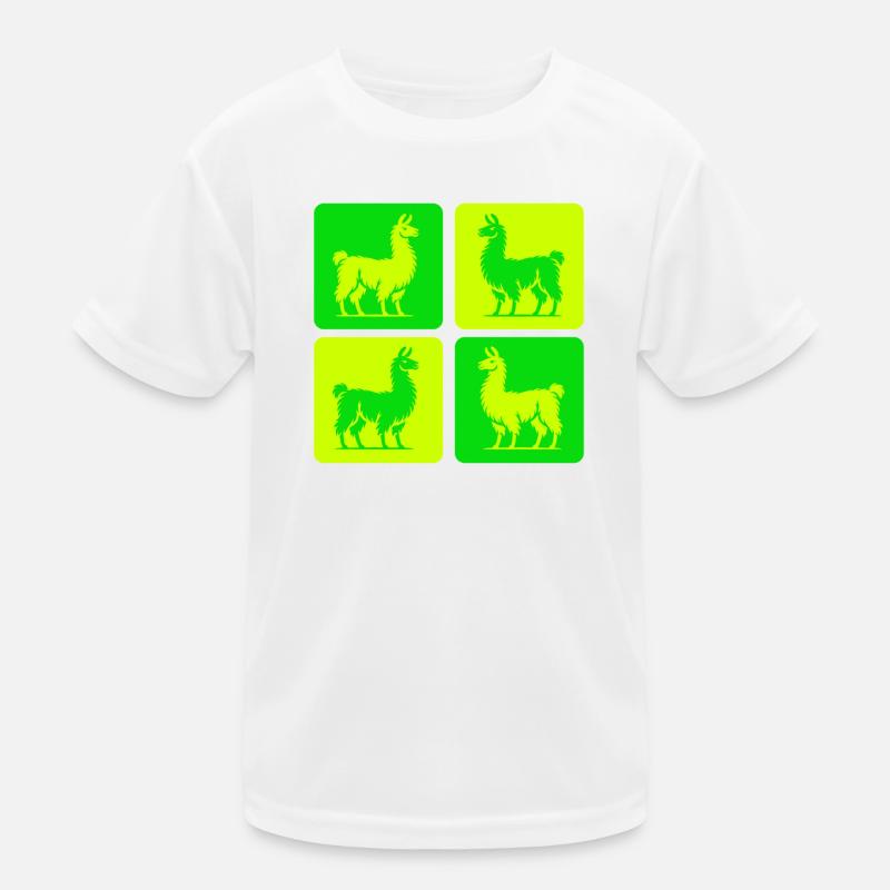 Pop Art des lamas T-shirt sport Enfant