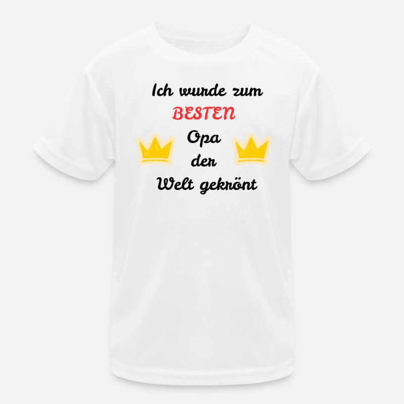 Bester Opa Kinder Funktions-T-Shirt