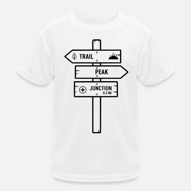 Signpost Trail Peak Kids Functional T-Shirt