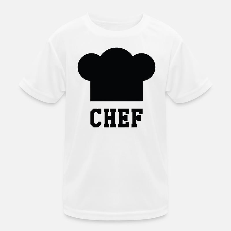 Toque Chef - Cuisine - Cuisinier T-shirt sport Enfant