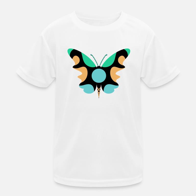 Schmetterlingskunst Kinder Funktions-T-Shirt