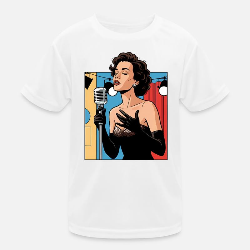 Glamorous stage voice Kids Functional T-Shirt