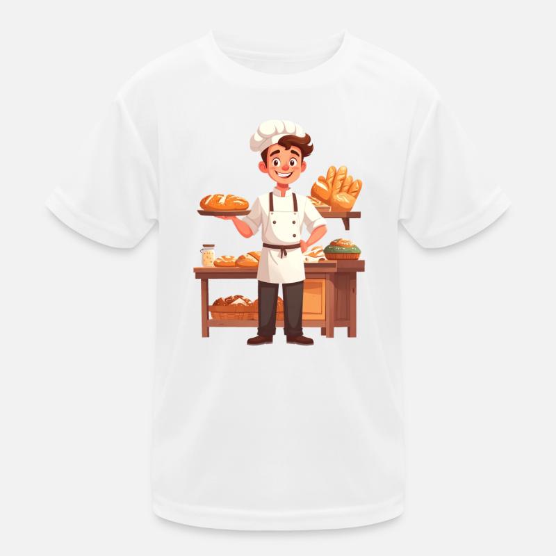 Bäcker Kinder Funktions-T-Shirt