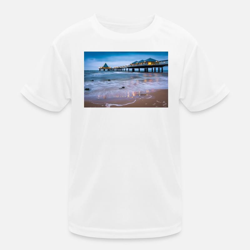 Quai Heringsdorf avec lumières T-shirt sport Enfant