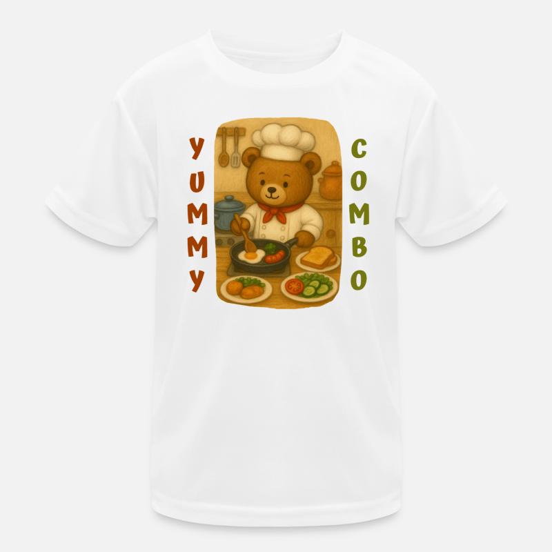 Bear Cook Kids Functional T-Shirt