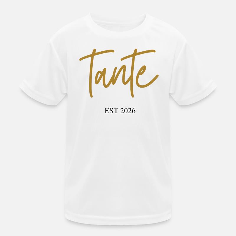 Aunt Est 2026 Kids Functional T-Shirt