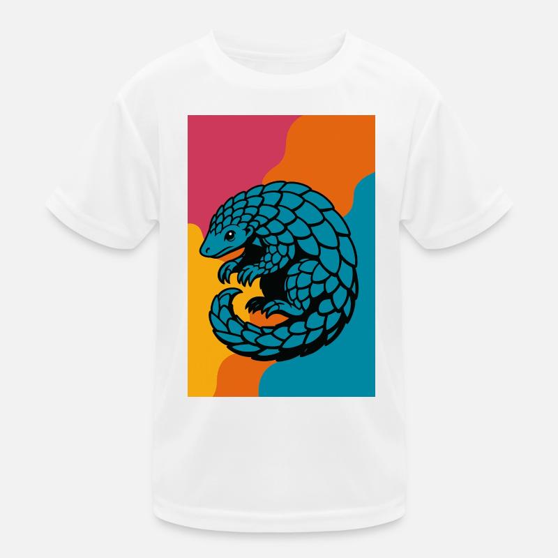 Pangolin Pop Art T-shirt sport Enfant