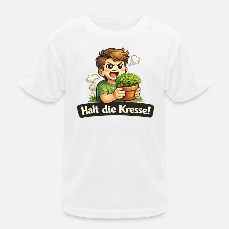 Tiens le cresson, Chemise drôle de jeu de mots T-shirt sport Enfant