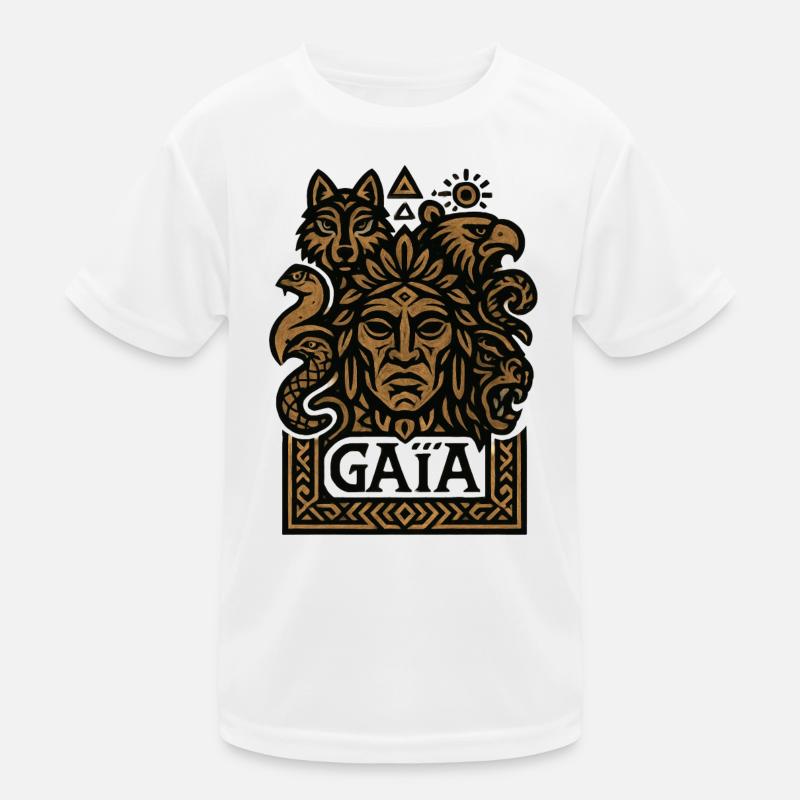 Gaia – Mutter Natur – Baum des Lebens Kinder Funktions-T-Shirt