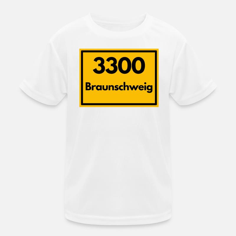 OLD POSTCODE POSTCODE RETRO 3300 BRAUNSCHWEIG Kids Functional T-Shirt