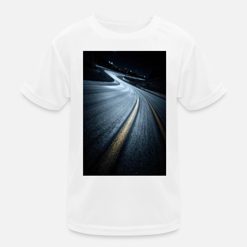 Courbe de course nocturne T-shirt sport Enfant