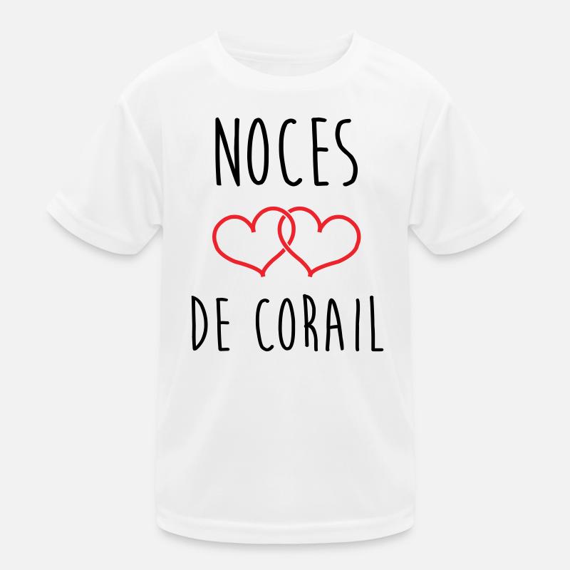 Noces de Corail 11 ans de mariage T-shirt sport Enfant