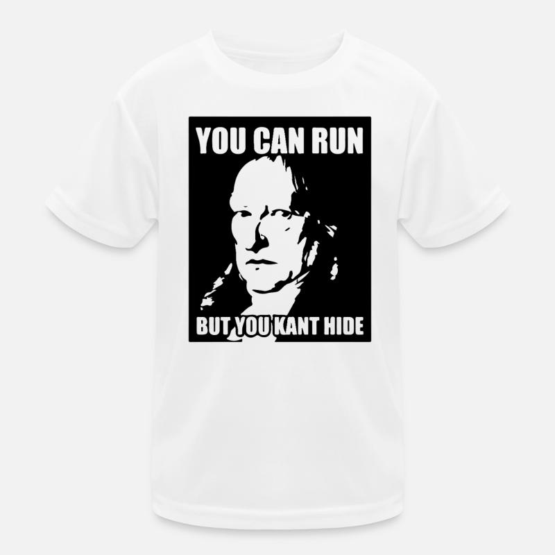 Tu peux fuir mais tu kant, te cacher T-shirt sport Enfant