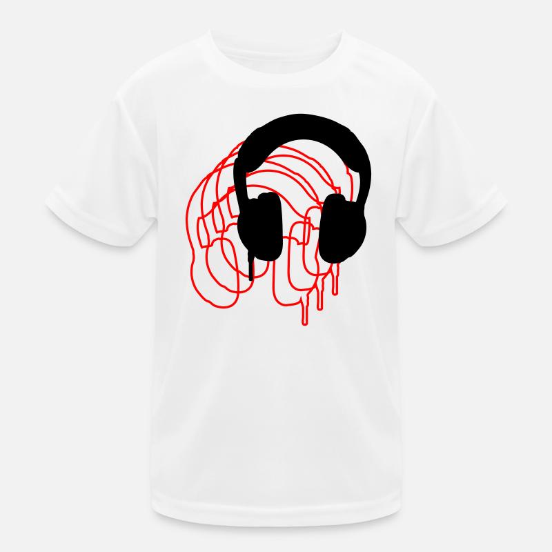 Kopfhörer Kinder Funktions-T-Shirt