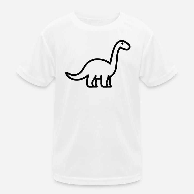 Brontosaurus Kinder Funktions-T-Shirt