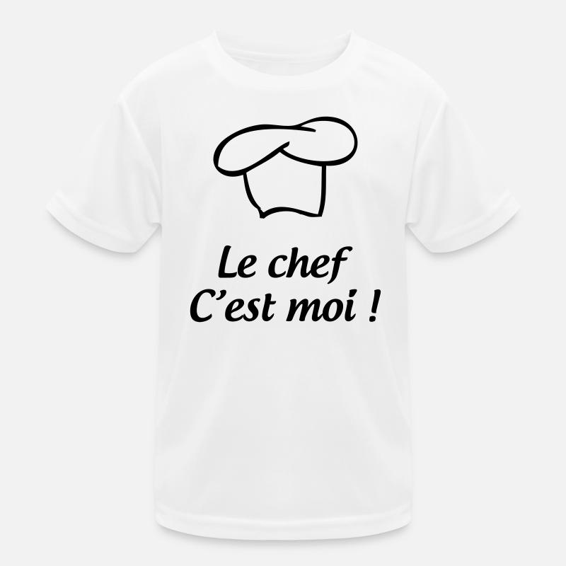 Der Koch bin ich – Küche Kinder Funktions-T-Shirt