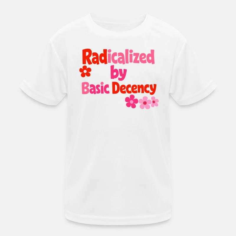 Radical Decency Retro Bloom Kids Functional T-Shirt