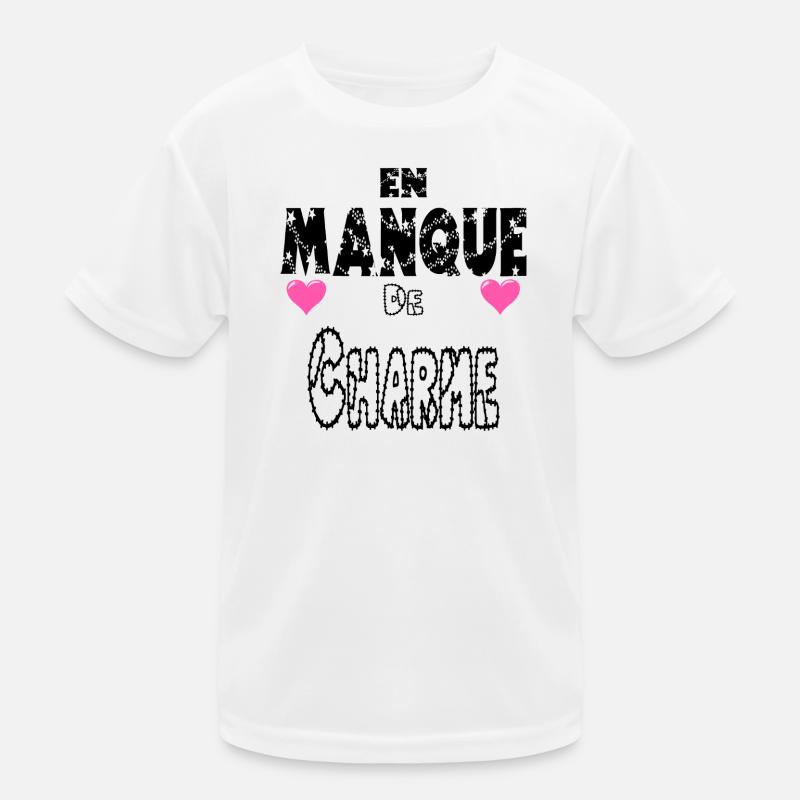 En Manque de Charme T-shirt sport Enfant
