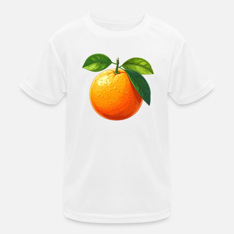 Orange (Frucht) Kinder Funktions-T-Shirt