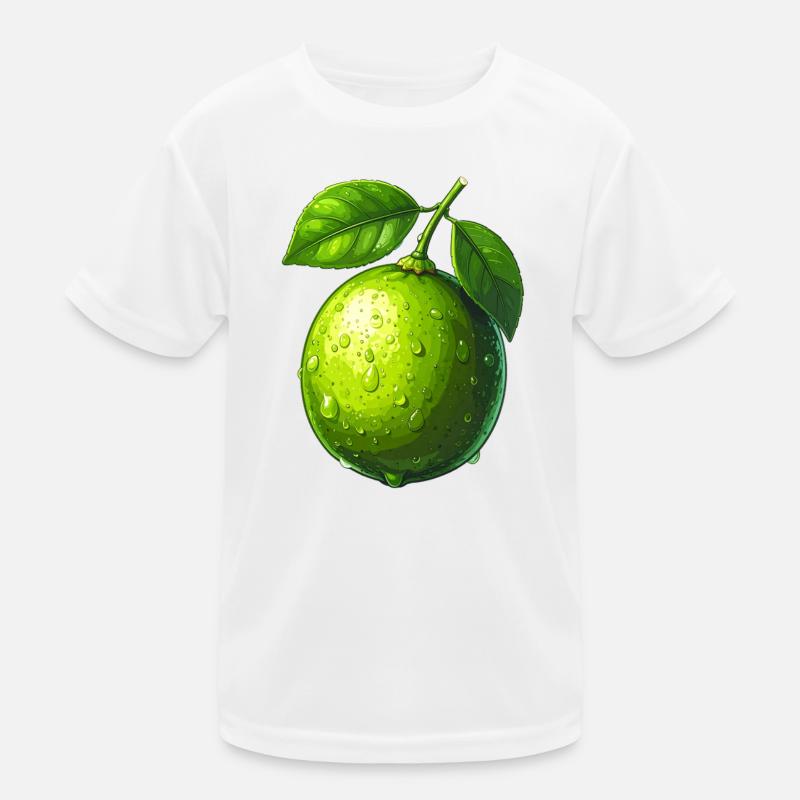 Limette Kinder Funktions-T-Shirt